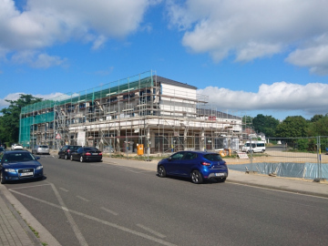 Bild 1: Blick von der Straße „Im Gang“ von Osten nach Nordwesten