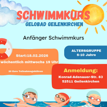 Anfänger-Schwimmkurs für Kinder