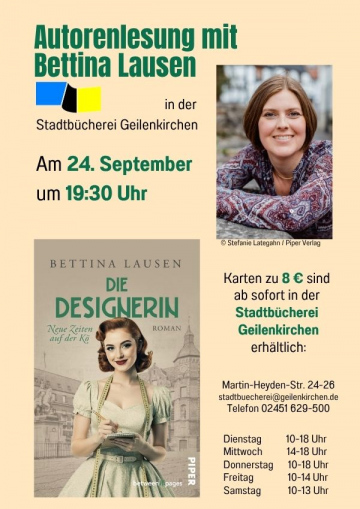 Autorenlesung September Plakat 2026