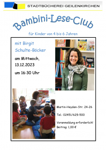Bambini-Lese-Club im Dezember 2023