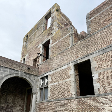Bronzeplakette der Deutschen Stiftung Denkmalschutz für Schloss Leerodt
