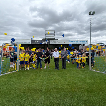 Einweihung Heidestadion Teveren