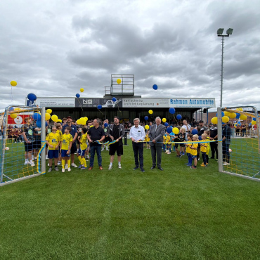 Einweihung Heidestadion Teveren