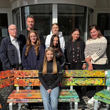 Einweihung neuer „Bänke gegen Ausgrenzung“ in Geilenkirchen