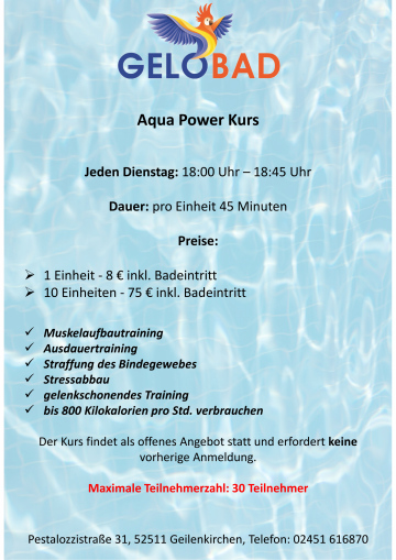 Flyer Aqua Power