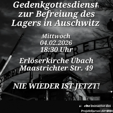 Gedenkgottesdienst „Nie wieder ist jetzt“