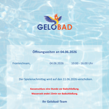 Gelobad Fronleichnam