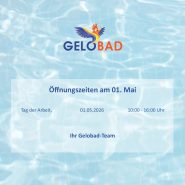 Gelobad am Tag der Arbeit