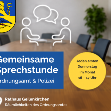 Gemeinsame Sprechstunde Polizei Ordnungsamt