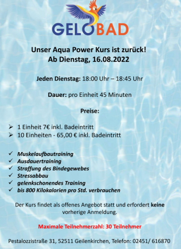 Kurs Aqua Power