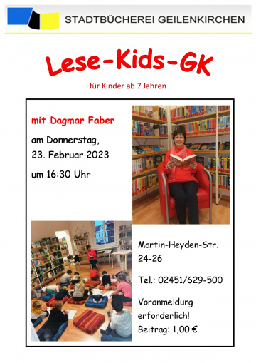 Lesekids mit Dagmar Februar 2023