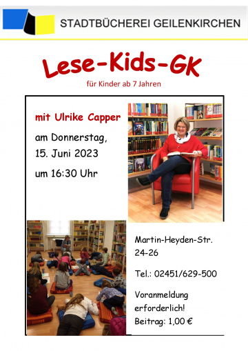 Lesekids mit Ulrike im Juni 2023