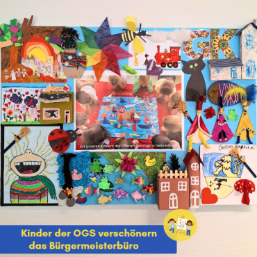 OGS-Kinder verschönern Bürgermeisterbüro! 