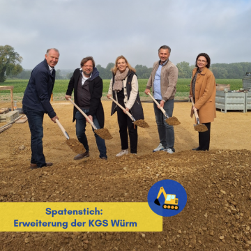 Spatenstich Erweiterung KGS Würm