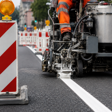 Strassenmarkierungsarbeiten